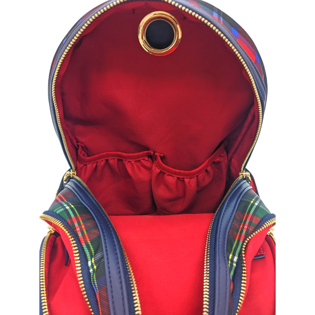 Rope Drop Backpack (The Plaid) with Schweitzer Hydration Kit and 10 Locking Pin Backs