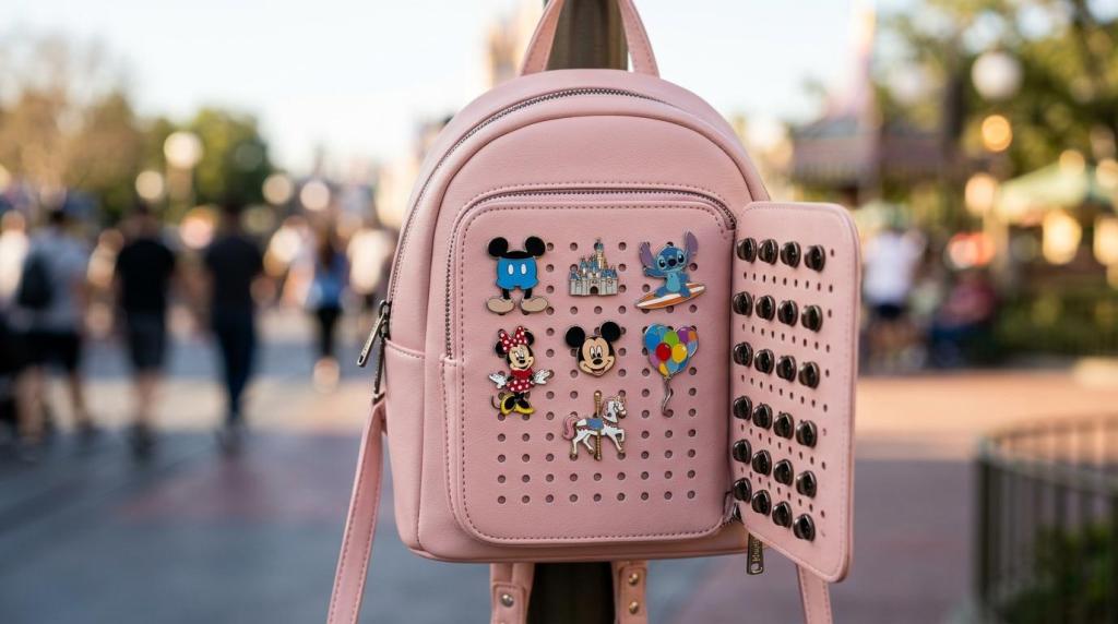 Designer Park Company Pin Bags for Disney Park Collectors
