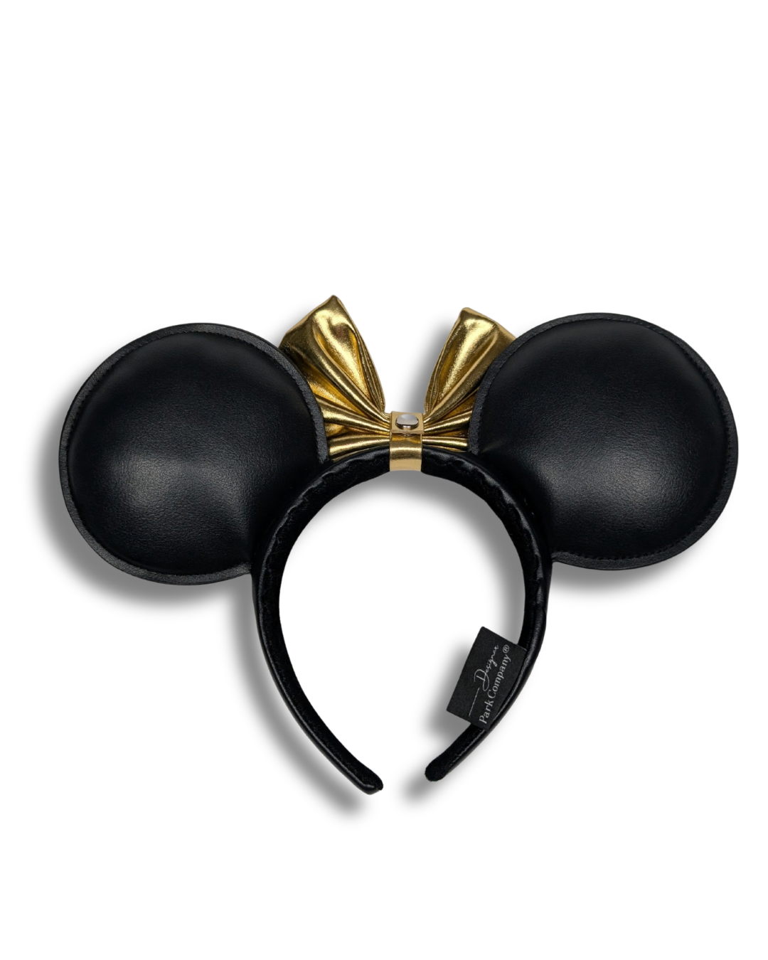Faux Leather Mouse Ears with Removable Bow