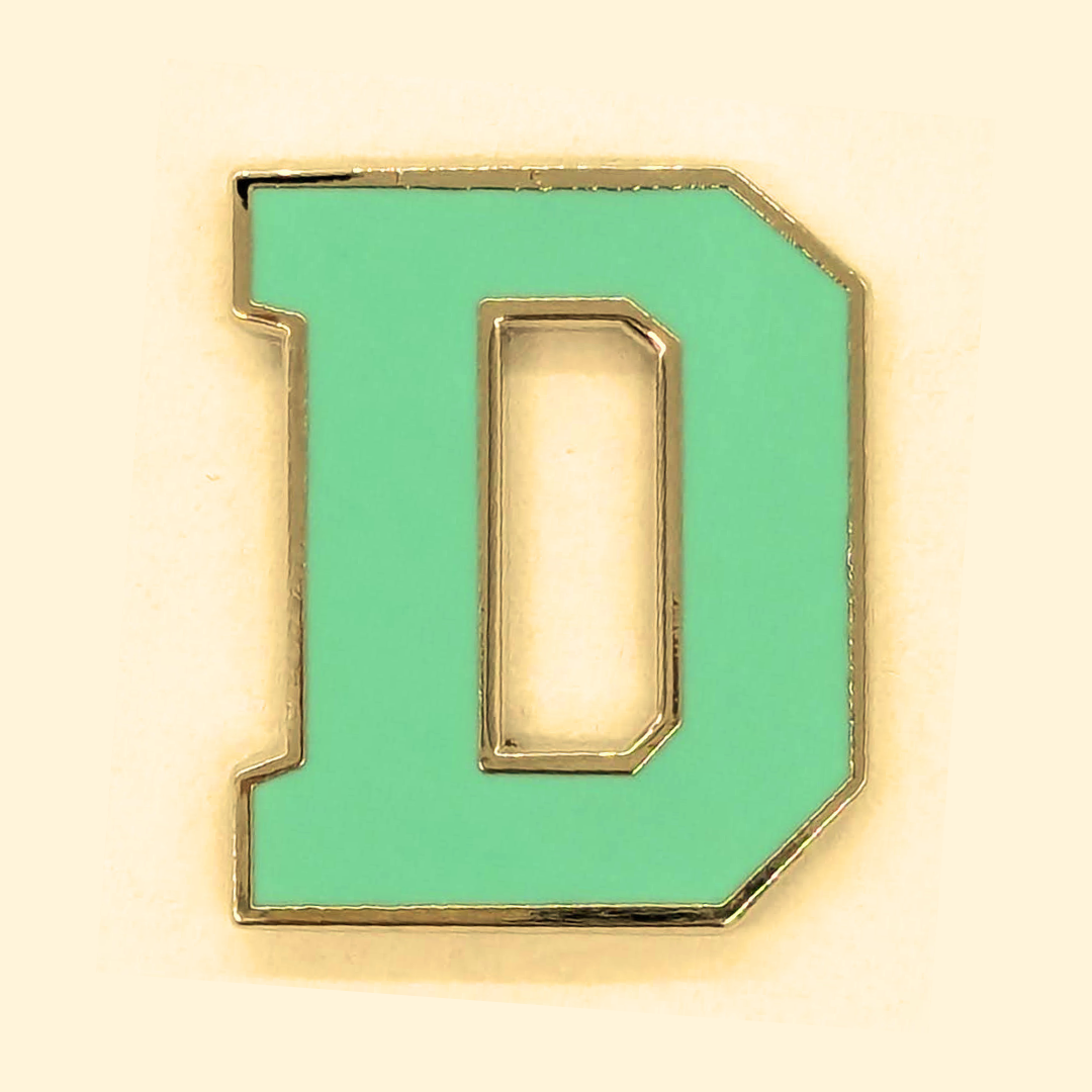 Varsity Letter Pin - DPC Blue