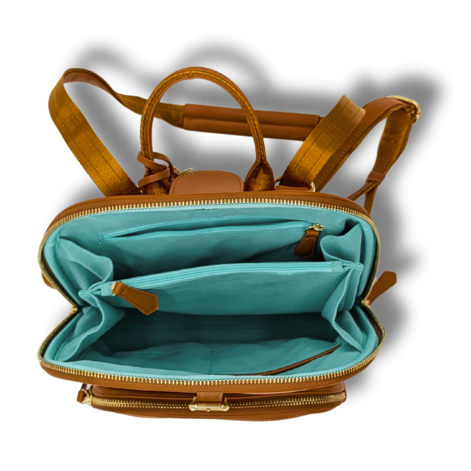 The Park View Crossbody Backpack - Fawn