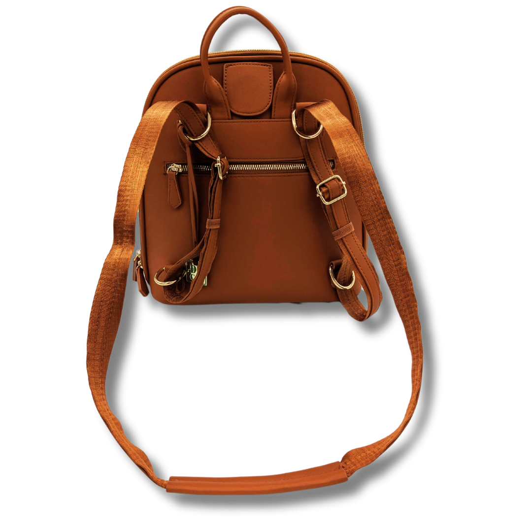 The Park View Crossbody Backpack - Fawn
