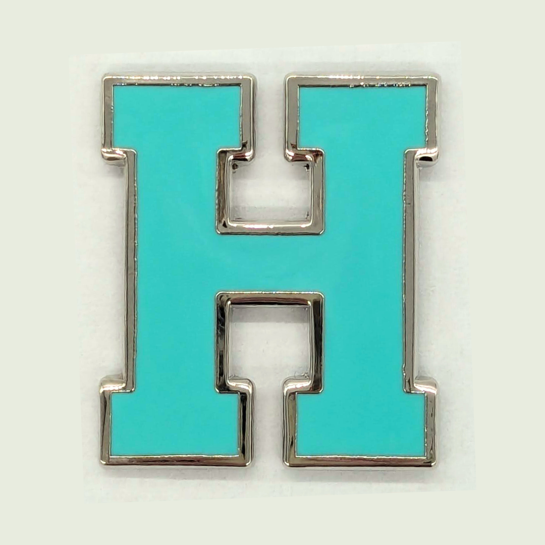 Varsity Letter Pin - Petal Pink