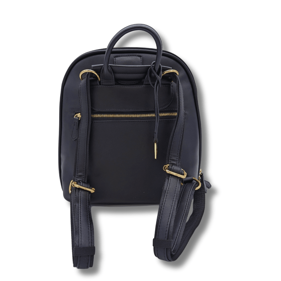 The Park View Crossbody Backpack - Pitch Black