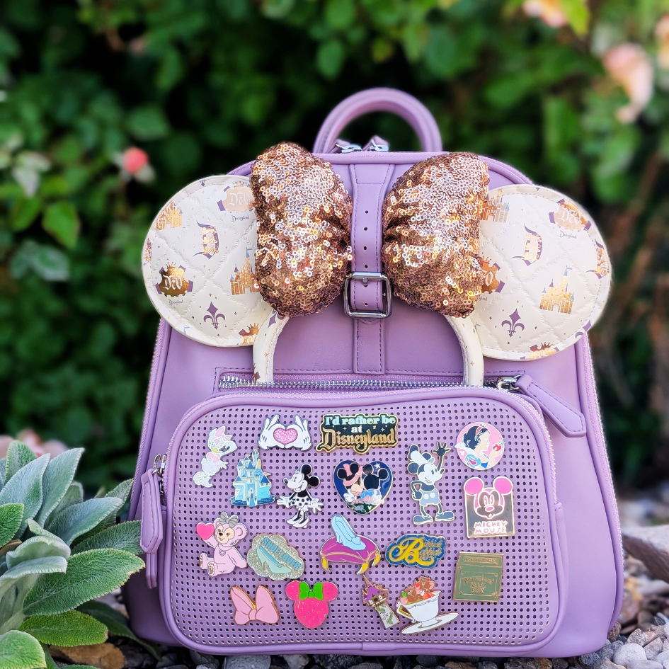 The Park View Crossbody Backpack - Purple Wall Chic