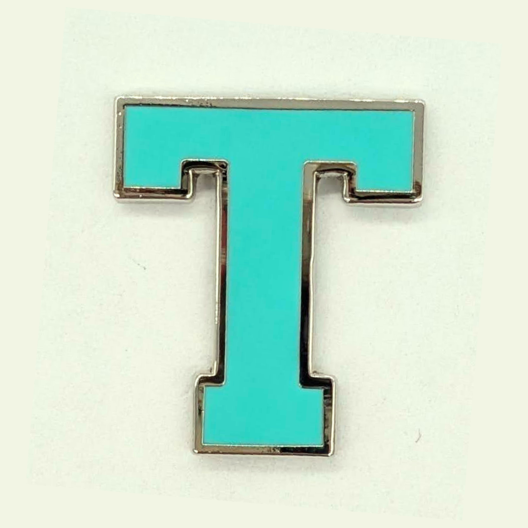 Varsity Letter Pin - Petal Pink