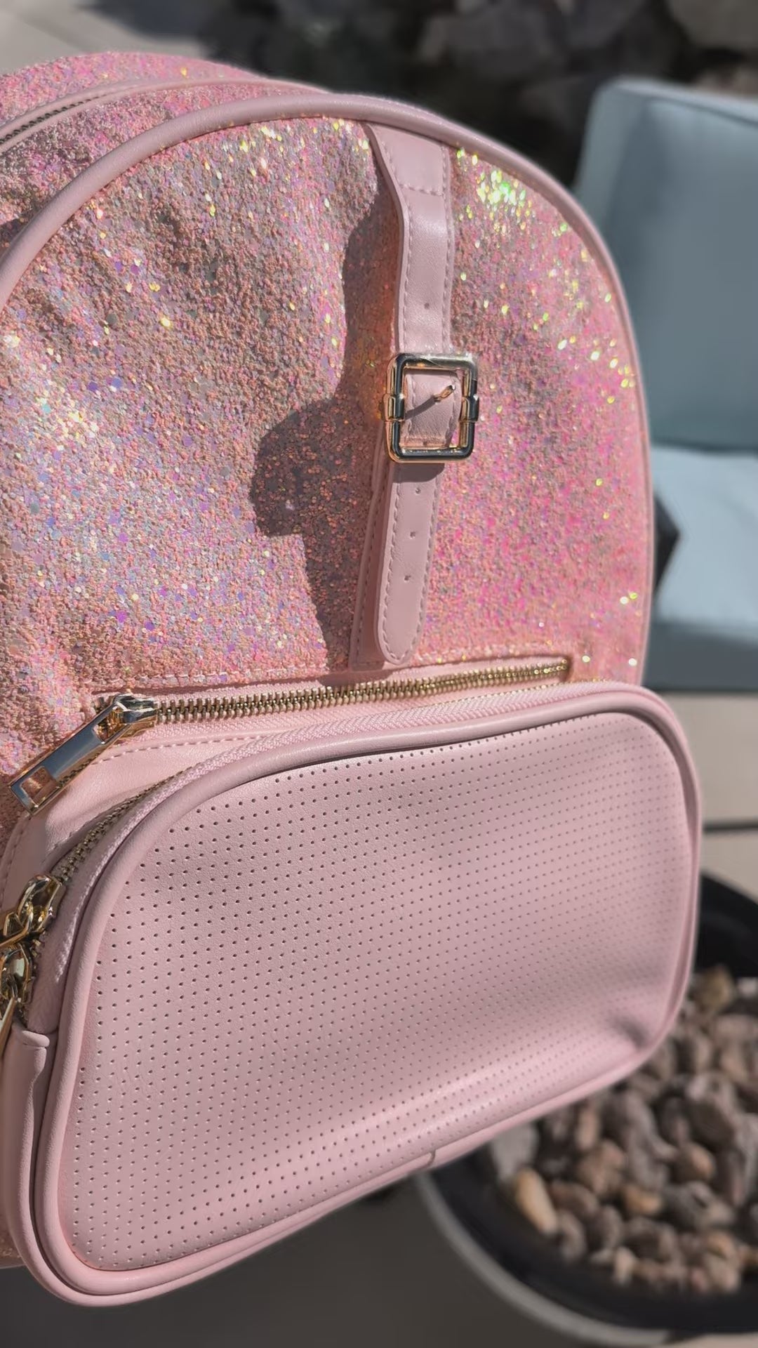 Rope Drop Backpack -Ever After Pink