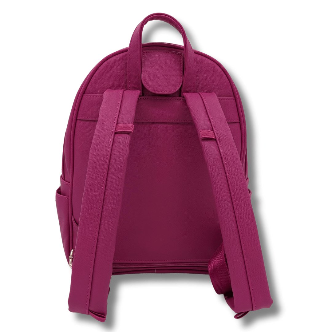 Rope Drop Backpack (Vivid Magenta) with Schweitzer Hydration Kit and 10 Locking Pin Backs